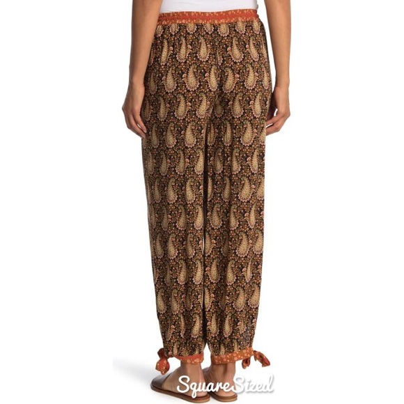 NEW Daniel Rainn DR2 Boho pull on Pants paisley 0 2 XS - Picture 2 of 6